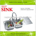 1.2m Long Stainless Steel Kitchen Sink, 304 Stainless Steel Price, Apron Front Sink- YTD12050A